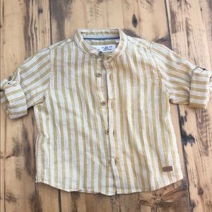 SOLD ON MERCARI  Zara Baby Linen Button Down